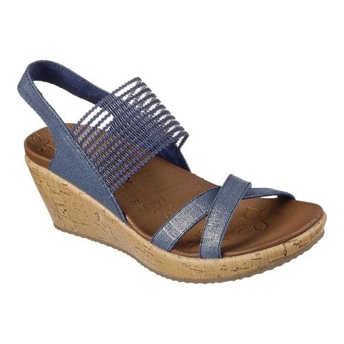 Women's Skechers Beverlee High Tea Wedge Sandal