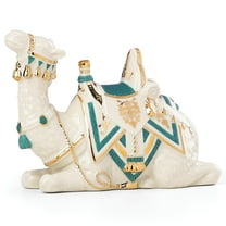 Lenox First Blessing Teal Camel Laying Down Porcelain Nativity Figurine 869930