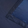 thumbnail image 6 of Superior Linen Blackout Curtains, Grommet Header, Set of 2, 52" x 96", Navy Blue, 6 of 8
