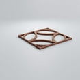 thumbnail image 3 of Ekena Millwork 7 3/8"W x 7 3/8"H x 3/8"T Extra Small Crosby Decorative Fretwork Wood Wall Panels, Walnut, 3 of 7