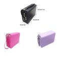 thumbnail image 4 of Bolsa de Lápices de PU sweethay Estuche de Almacenamiento para Estudiantes Juguetes Color Púrpura 184 Hoyos, 4 of 6