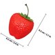 thumbnail image 2 of Luxshiny 5Ud Fresas Artificiales Rojas Para Realistas Y Ligeras Para Centro De, 2 of 8