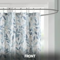 thumbnail image 3 of Madison Park Essentials Sofia Shower Curtain, Luxurious Botanical Print, Modern Serene Bathroom Décor, Machine Washable Bath Privacy Screen,72"x 72", Blue, 3 of 5