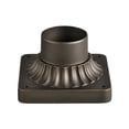 thumbnail image 1 of Kichler 9592RZ Pedestal Mount, Rubbed Bronze, 1 of 1