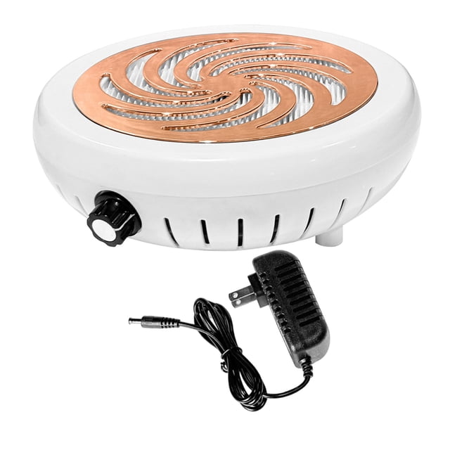 Aspirador de polvo para uñas, máquina eléctrica de succión de polvo, herramienta práctica para manicura, profesional, silencioso, con ventilador extra Oro
