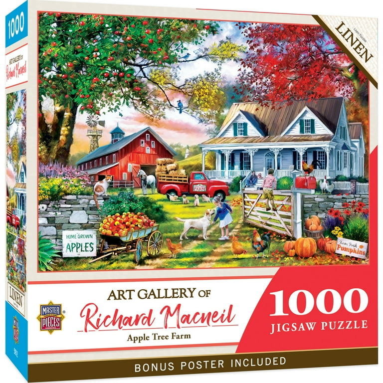 master-piece - Apple MasterPieces 1000 Piece Jigsaw Puzzle - Apple Tree Farm