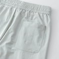 thumbnail image 6 of Men's Drawstring Elastic Loose Ice Silk Pants - Nylon Spandex, Jogging, Straight Leg, Casual, 6 of 8