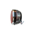 thumbnail image 5 of APSMOTIV Pair of Rear Lights Tail Lights Assemblies| Black Body | Chrome Ring | Red / Red Lens with 12v Bulbs Suitable for Jeep Willys | Massey Ferguson & John Deere Tractors, 5 of 5