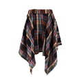 thumbnail image 3 of Vintage Plaid Asymmetrical Skirt | High-Waist Slim Fit | Trendy & Chic Must-Have, 3 of 5