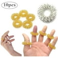 thumbnail image 1 of Finger Massage Rings Acupressure Massage Rings Spiky Finger Ring for Kids Adults Pain Therapy, 1 of 6