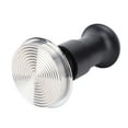 thumbnail image 1 of Coffee Tamper Spring Loaded Constant Pressure Stainless Steel Base Home Office Black, 1 of 7