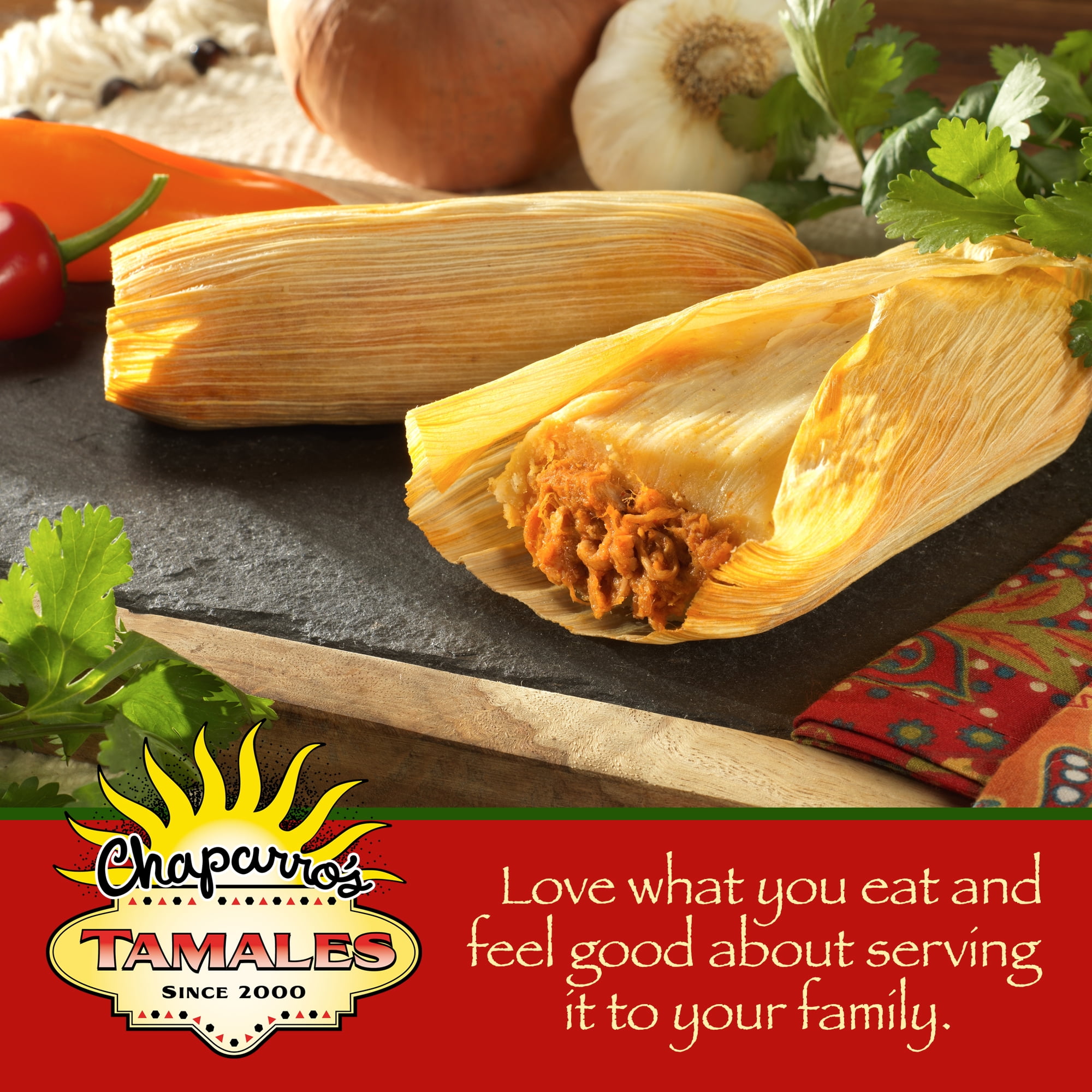 Chaparros Tamales, Gluten Free, 8 pack, 5 Oz (Frozen)