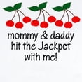 thumbnail image 2 of CafePress - Hit The Jackpot With Me! Baby/Toddler Bodysuit - Baby Light Bodysuit, Size Newborn - 24 Months, 2 of 4