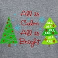 thumbnail image 3 of CafePress - ALL IS CALM T Shirt - Women's V-Neck Dark T-Shirt, 3 of 4