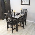 thumbnail image 6 of Contemporary Home Living Hand Finished Dining Chair - 39" - Antique Black, 6 of 6