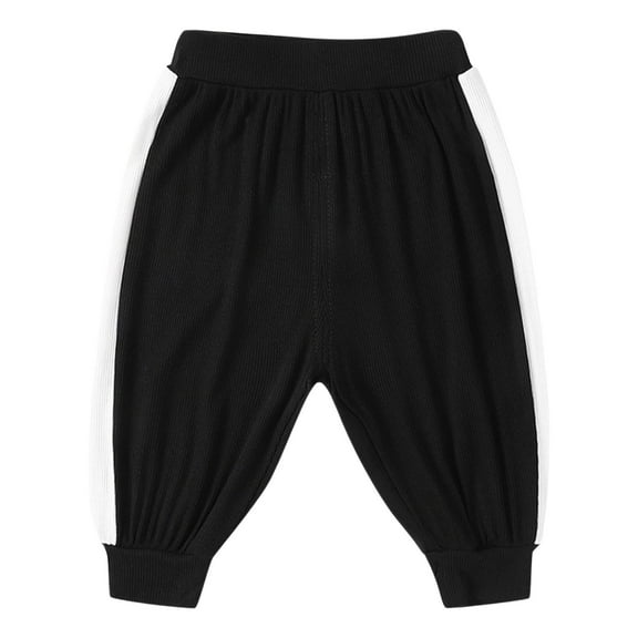 NIEWTR Cargo Pants Toddler Girls Baggy Parachute Pants Woman Mutil Pockets Loose Fit Y2K Casual Pants for Toddler Girls Cargo Sweatpants,3-4 Years,Black