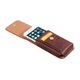 thumbnail image 4 of Funda de cuero universal para iPhone, Samsung, Huawei, Xiaomi, riñonera para hombre, con clip para cinturón, para teléfono móvil de 3,5 a 6,3", 4 of 5