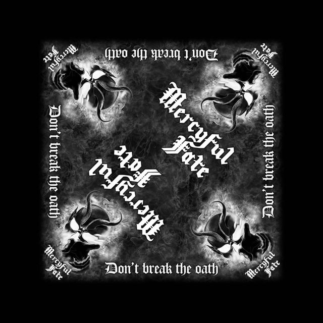 Mercyful Fate - Bandana Don't Break The Oath para Adultos Unisex (Negro)