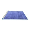 thumbnail image 2 of Ahgly Company Machine Washable Indoor Rectangle Persian Blue Traditional Area Rugs, 5' x 7', 2 of 4