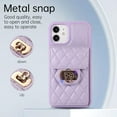thumbnail image 5 of Phone Case for iPhone 11 6.1 Wallet Cover with Credit Card Holder Shoulder Crossbody Strap Long Lanyard Leather Cell Accessories iphone11case iPhone11 i Phone11 11s XI 11R Women Girls Purple, 5 of 15