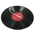 thumbnail image 2 of European Retro Nostalgic Ultra-Quiet Clock Vinyl Record Personality Wall Clock Cafe Bar Decorative Wall Clock, 2 of 8