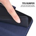 thumbnail image 1 of Case Compatible with Motorola Moto X4 - Artificial Leather Wallet Case with Card Slots Stand In Blue, 1 of 6