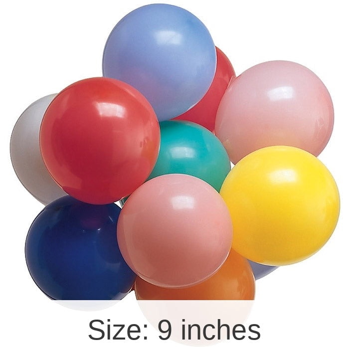 240/Case Bulk Assorted 9" Latex Balloons
