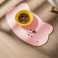 thumbnail image 4 of TFYZYY Rectangular Silicone Pet Mat for Dogs and Cats, Non-Slip Feeding Mat, Spill-Proof Water Bowl Placemat, Easy to Clean Slow Feeder, Pet Food Tray, 4 of 6