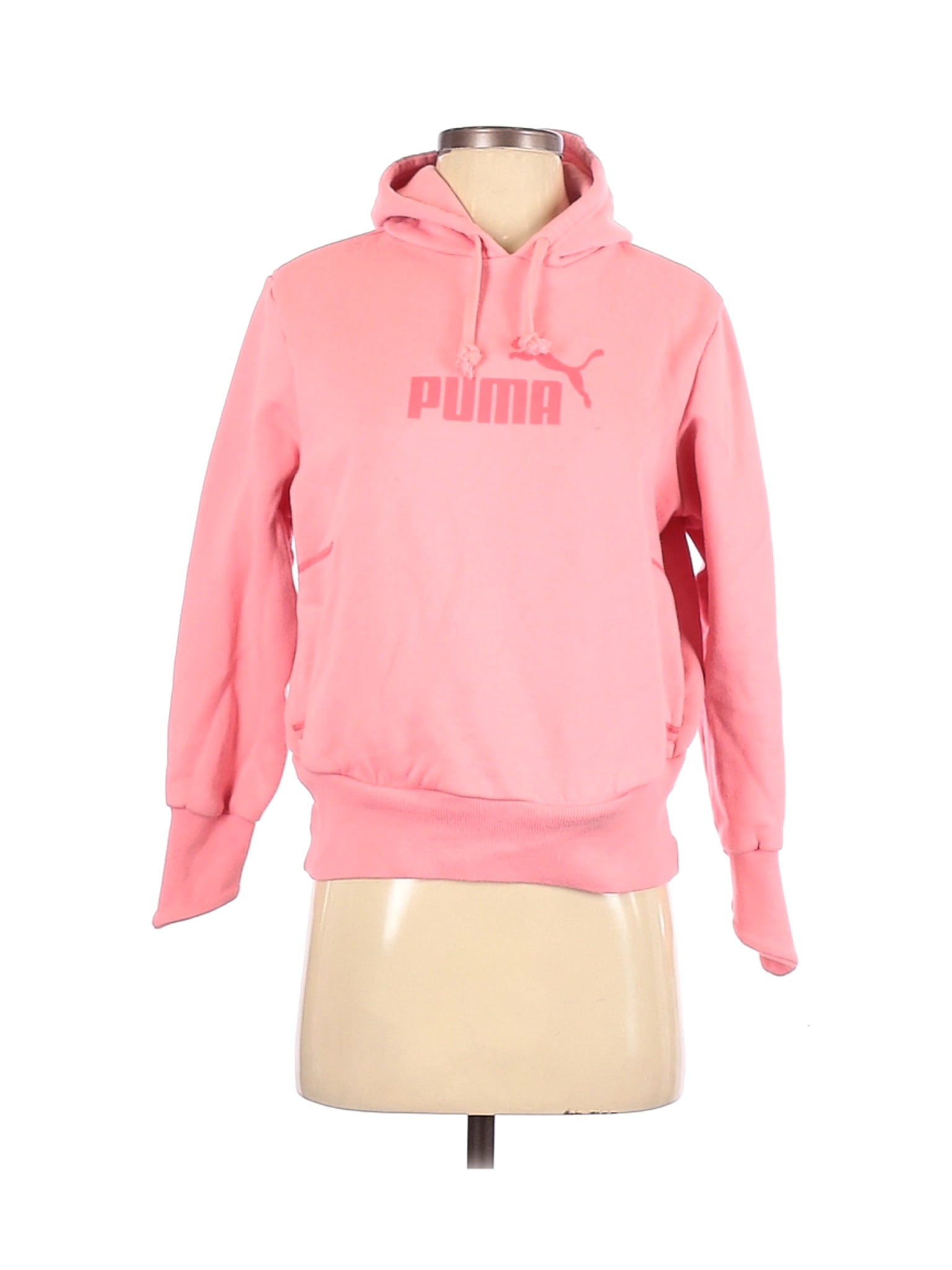puma pink hoodie womens