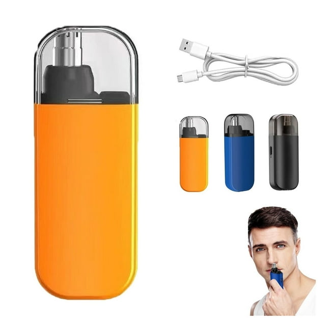 Portable Nose Hair Trimmer, Portable Nose Hair Trimmer, Waterproof and Fully Washable, Removable