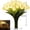 Mixed Color A, variant on Floral Vase Set (15 Pieces), Romantic Artificial Flower Vase Set, Lifelike Warm Led Ambient Lighting for Couples & Homeowners
