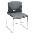 thumbnail image 2 of OFM Model 320-F Contract Stack Chair with Fabric Seat & Back, Gray, 2 of 2