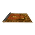 thumbnail image 2 of Ahgly Company Indoor Square Persian Yellow Traditional Area Rugs, 4' Square, 2 of 4