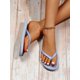 thumbnail image 2 of Letter Pattern Lightweight Flip Flops, 2 of 4