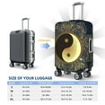 thumbnail image 4 of Disketp Yin And Yang Mandala Elastic Travel Luggage Cover Travel Suitcase Protective Cover For Trunk Case Apply To 18''-32'' Suitcase Cover-(No luggage included)-Medium, 4 of 7