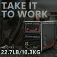 thumbnail image 6 of YesWelder MIG-205DS PRO 4-in-1 Welding Machine, 205Amp, 110/220V, 16.14 x 7.87 x 14.57 in, 34.2 lb, 6 of 8