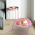 thumbnail image 2 of Greeniant Cama de malla de Metal para mascotas, reemplazo transpirable, desmontable, lavable, térmica, para dormitorio, sala de estar, Suministros para gatos Rosa, 2 of 6
