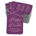thumbnail image 1 of Inkdotpot 100 Pack Happy Diwali Favor Paper Tags Craft Real Rose Gold Foil Hang Tag, 1 of 6