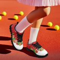thumbnail image 6 of Uourmeti Kids Christmas Sneakers Size 1.5 Boys Girls Knitted Mesh Sneakers with Snowman Capybara Print Athletic Sports Shoes Lightweight Slip on Trainer, 6 of 7