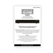 Theater Solutions TS6DV Dual Input 6 Zone Speaker Selector Box Volume Controls