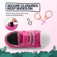 thumbnail image 3 of Kushyshoo Kid Canvas Shoes Pink Casual Children Sneaker Size 9 Toddler Girls, 3 of 7