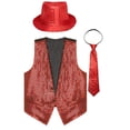 thumbnail image 3 of Chaleco de lentejuelas brillantes para hombre, chaleco sin mangas, disfraz de actuación de baile de Jazz para Festival de hip hop, ropa de fiesta Rave, ropa de discoteca, 3 of 5