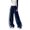 Q397 Navy, variant on Angala Little Girls Active Pants Wide Leg Sweatpants With Lace Trim Fall Casual Girls Baggy Trousers