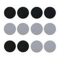 thumbnail image 1 of EeaseMX 15 pares de pegatinas antideslizantes para sofá y sábana (60 mm, redondas, negras y blancas, color aleatorio), 1 of 8