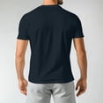 thumbnail image 4 of T-Shirt Graphique pour Homme de la Saint-Valentin avec Imprimé Cœur Pailleté Rouge, Tissu Doux, Tenue Décontractée d'Été et pour Rendez-Vous, Navy, TG, 4 of 4