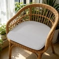 thumbnail image 5 of FEOLGEHLY 16.54x15.75in U-Shaped Linen Dining Chair Cushion, Thick Non Slip Horseshoe Seat Pad for Home Kitchen Office, Deep Gray, 5 of 6