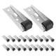 thumbnail image 1 of 20 ruedas de soporte inferiores para puertas corredizas de madera resistentes, anticaídas, fijas, para uso doméstico y comercial., 1 of 5