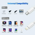 thumbnail image 7 of APFEN USB C to L Cable 2Pack 6FT Fast Charger Cord Compatible with iPhone 14/13/12/11（White）, 7 of 7