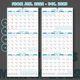 thumbnail image 3 of Calendario de pared STOBOK 2022-2023 (enero de 2022 a diciembre de 2023), calendario colgante con encuadernación de doble alambre, ideal para el hogar, la oficina y la escuela., 3 of 5