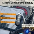 thumbnail image 6 of SSKFHGI 【Eye Protection】Green Light On-Board Display (B)$Electric Vehicle On-Board Time Display Motorcycle Can Be Pasted With Electronic Watch, 6 of 8